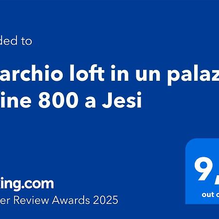 Appartamento Il Barchio Loft In Un Palazzo Di Fine 800 A Jesi Esterno foto